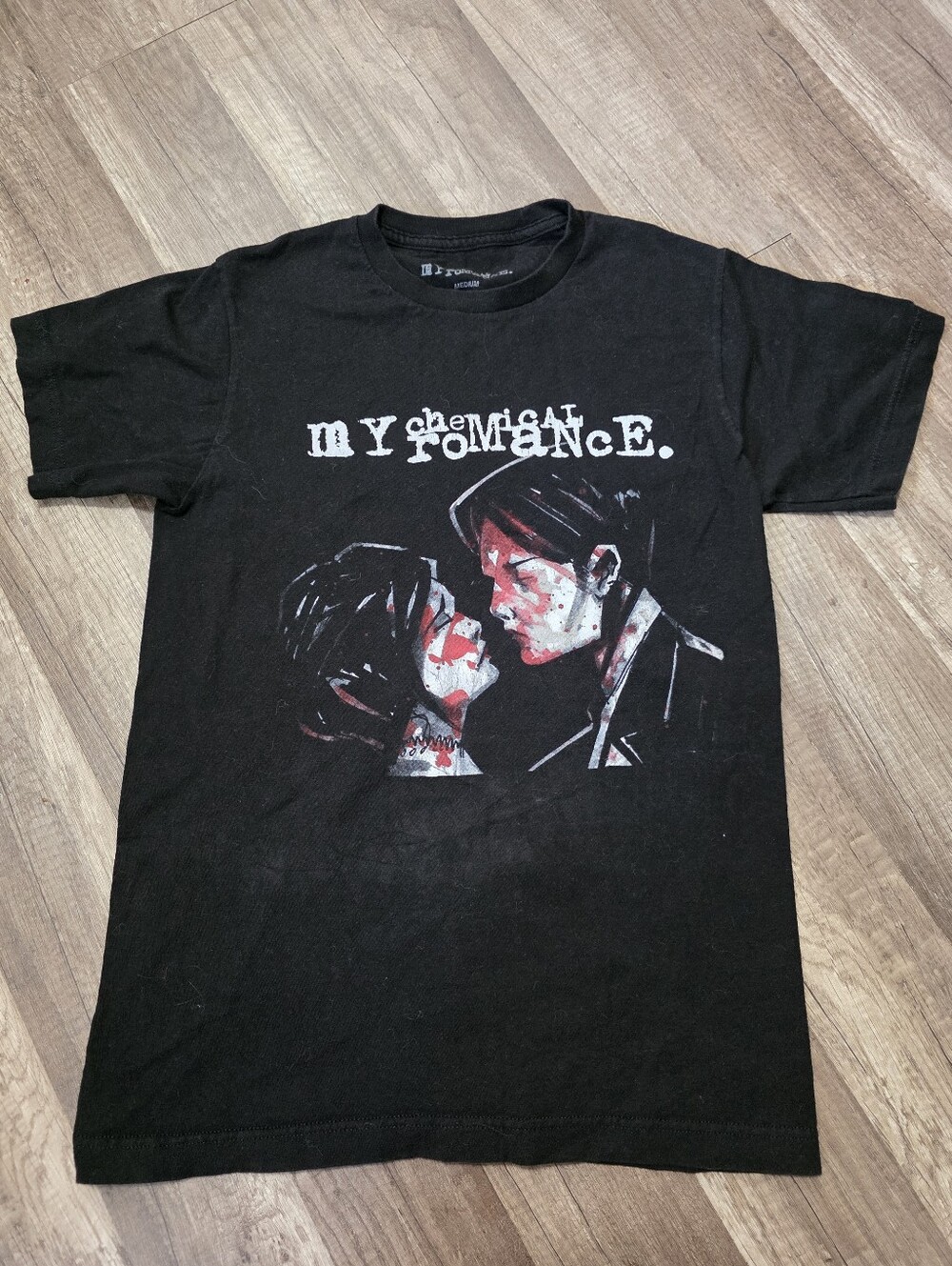 My Chemical Romance Hot Topic Black Graphic Tee Band Concert Shirt